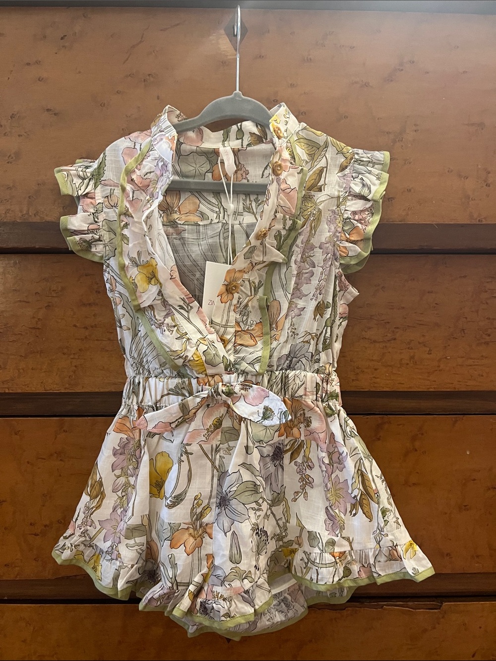 Zimmermann Jeannie Frill Playsuit